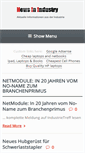 Mobile Screenshot of news-in-industry.de